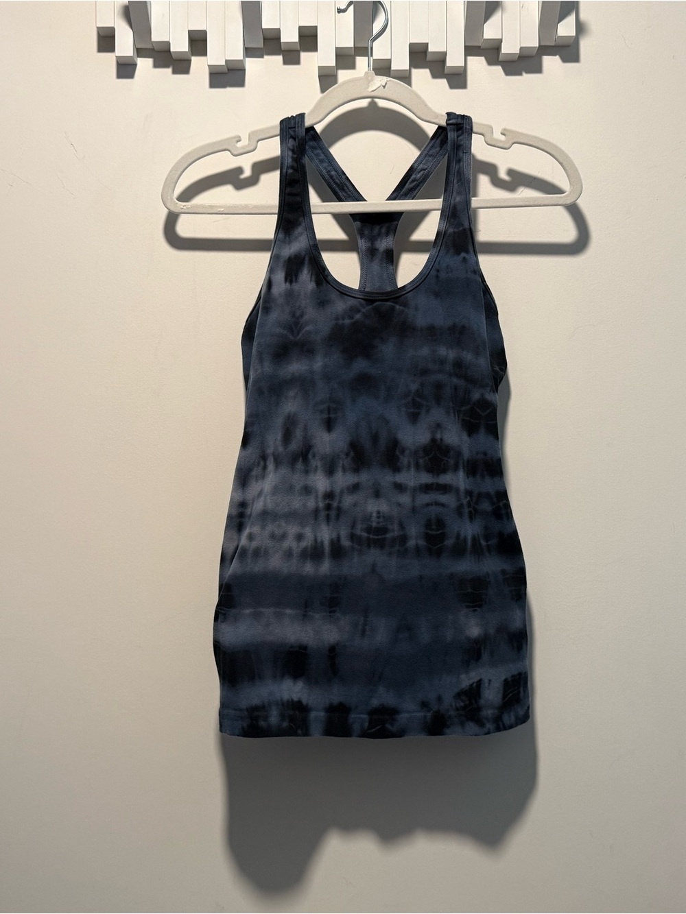 Hard Tail Black Tie-Dye Racerback Tank